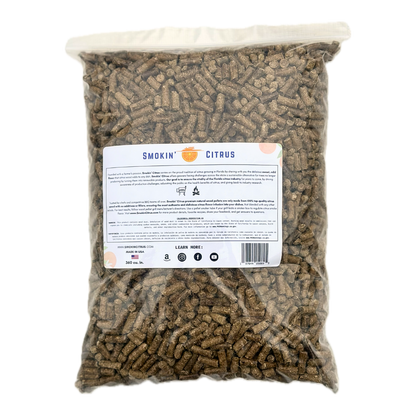 Smokin' Citrus - Premium Natural Citrus Wood Pellets (6 Lbs, 360 Cu In)